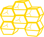 Shakti Hexagonal Bins